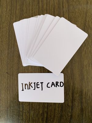HIGH QUALITY WHITE BLANK PVC INKJET id CARD INKJET PVC ID CARD   for Epson or Canon inkjet printer from China