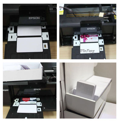 WHITE BLANK pvc double side printable INKJET  CARD 0.80MM/800MIC suppliers FOR Epson & Canon inkjet printer from China