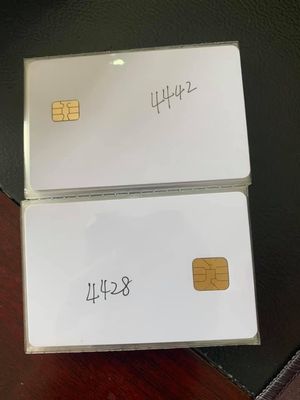 WHITE BLANK RFID THIN THICK PVC INKJET ID & CHIP CARD FM4442 FM4428 SLE5542 FOR  Epson & Canon inkjet printer from China