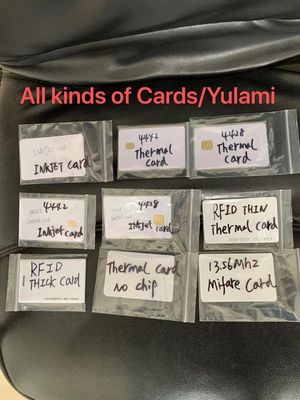 BLANK PVC INKJET PRINTABLE ID PVC Magnetic Strip CARD & 4442 4428 CHIP CARD FOR Epson & Canon inkjet printer from China