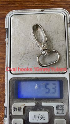 HIGH QUALITY WITH CHEAP PRICE FOR 15MM 20MM METAL SIDE LEVER LANYARD DOG HOOKS OVAL  HOOKS FACTORY SUPPLIERS FROM CHINA