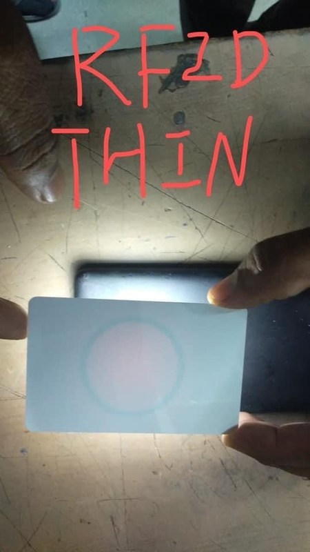 WHITE BLANK PVC INKJET printable/printing ID PVC RFID CHIP CARDS  suppliers FOR  Epson & Canon inkjet printer from China